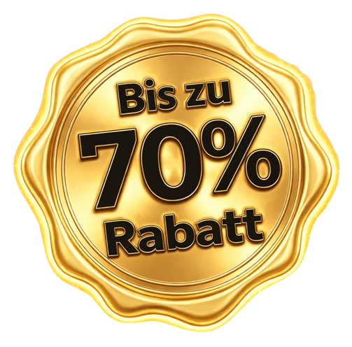 70% Rabatt